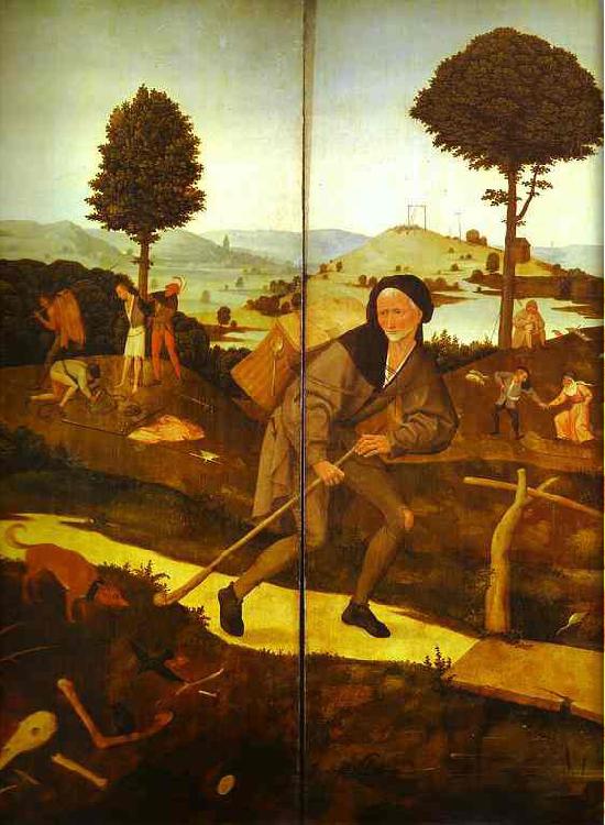 Hieronymus Bosch Haywain Triptych oil painting picture